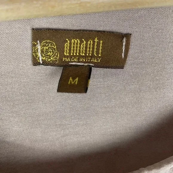 AMANTI Silk Sleeveless blouse size Medium - Picture 2 of 4